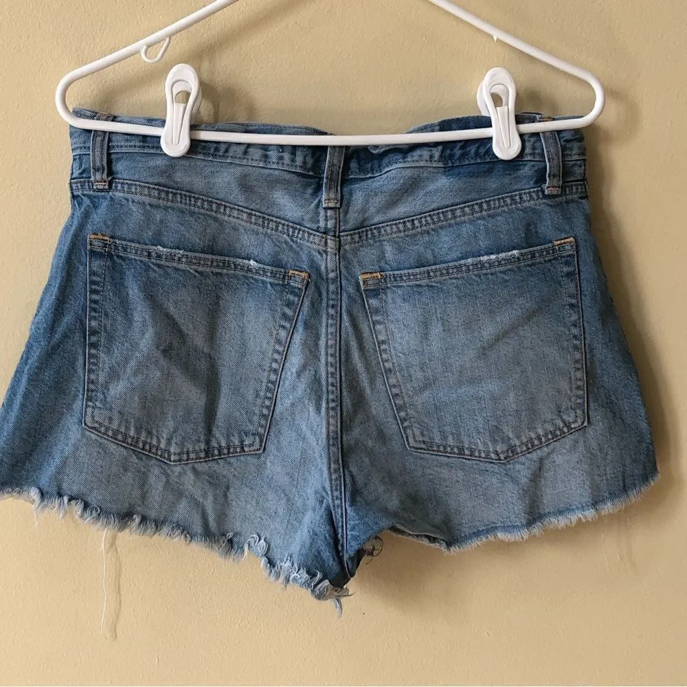 Abercrombie and Fitch High Rise Jean Shorts
